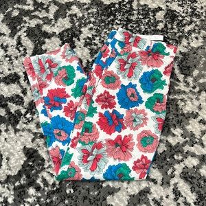 Banana Republic Factory Floral Ankle Pants